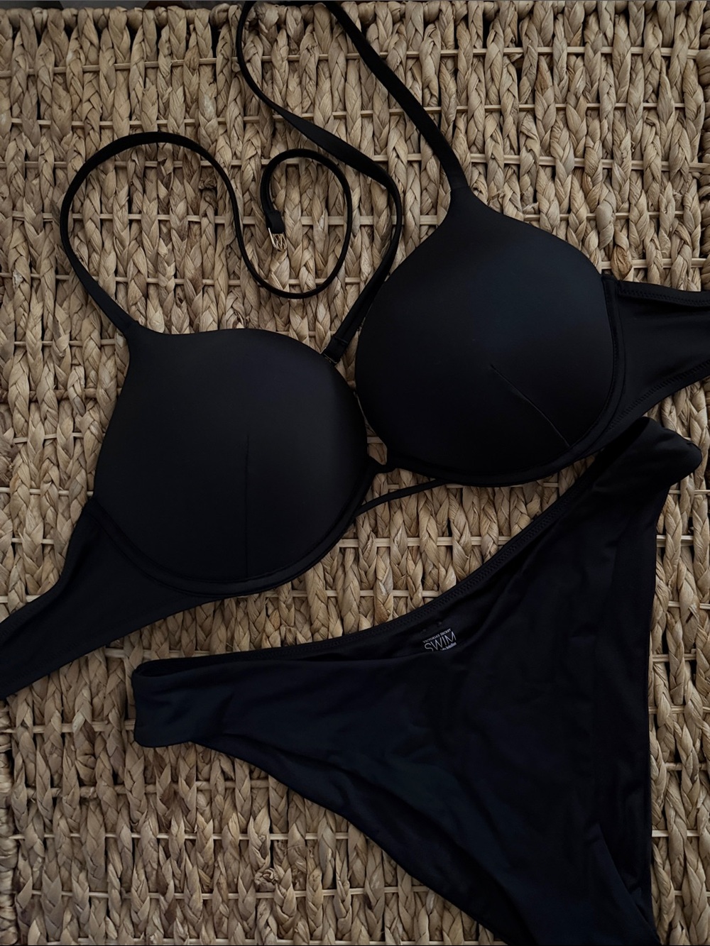 Victoria's Secret Black Underwire Bikini Set